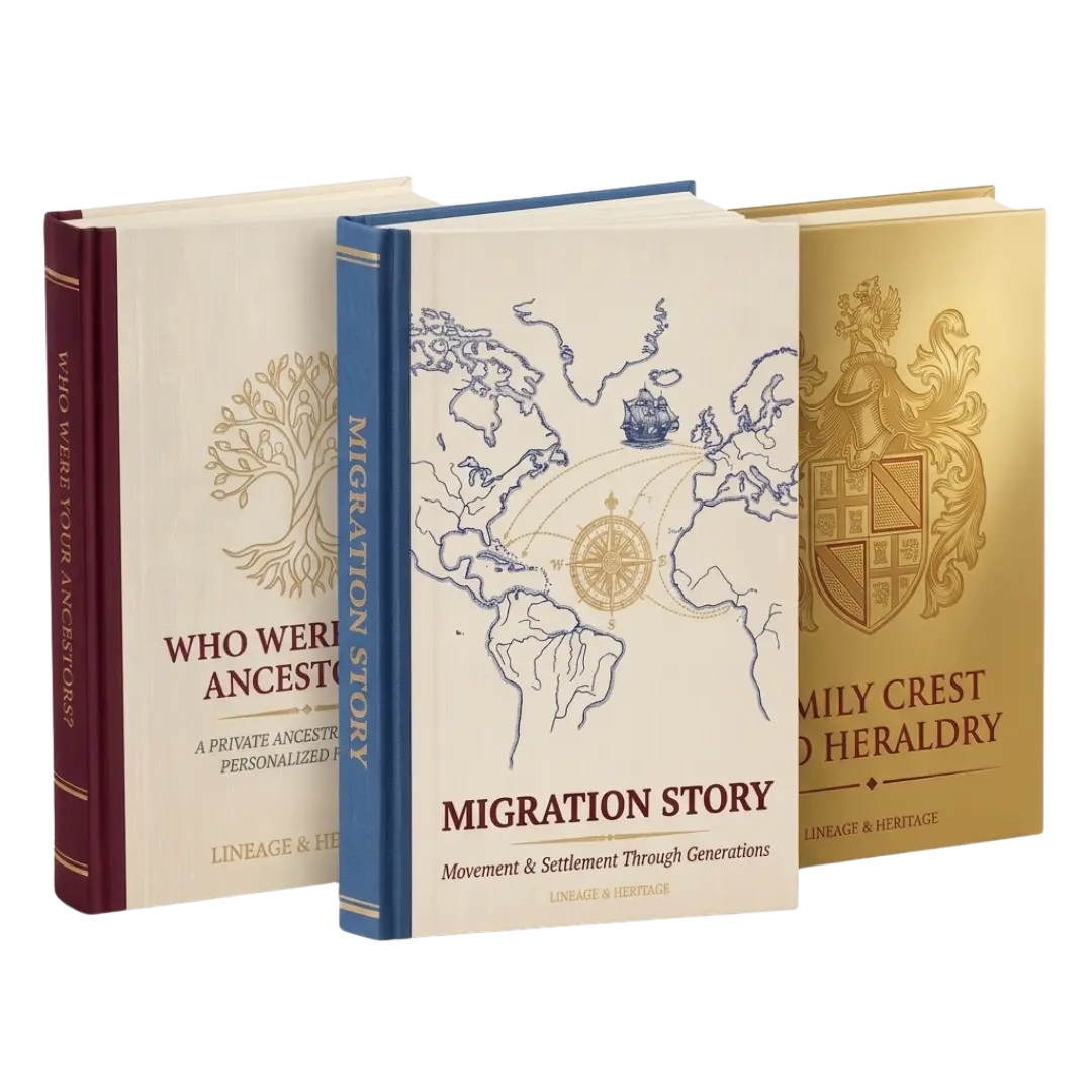 The Family Legacy Report: complete three-volume heritage collection