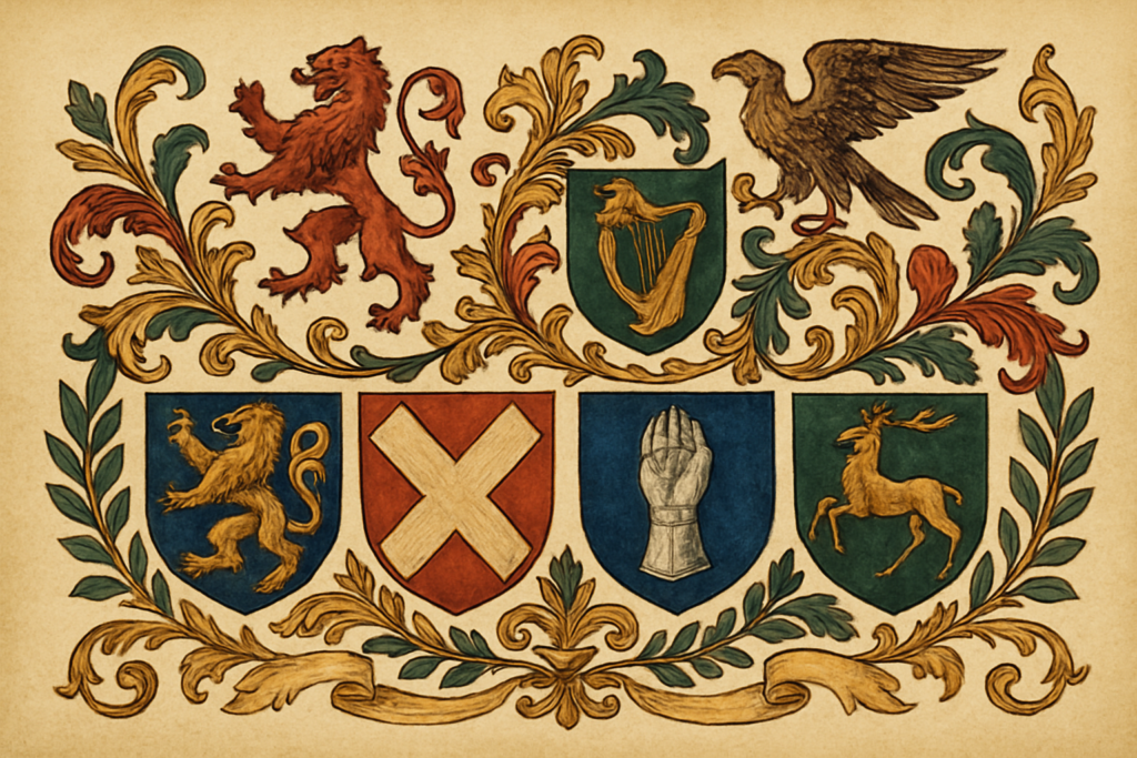 50 Most Common Irish Surnames & Their Coats of Arms