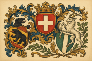 Swiss Heraldry: Cantonal Arms, Crosses & Family Traditions
