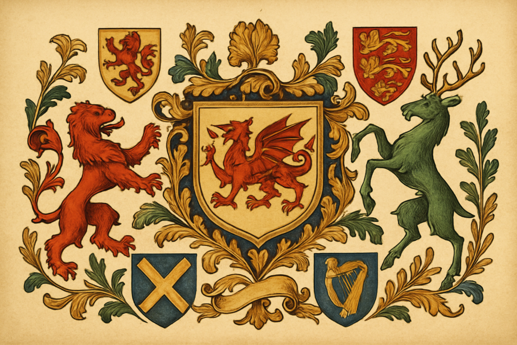 Welsh Family Crests: Celtic Heraldry & Surname Origins