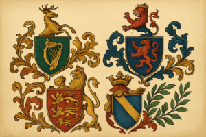 The Most Common Surnames in Ireland, Scotland & England — and Their Crests