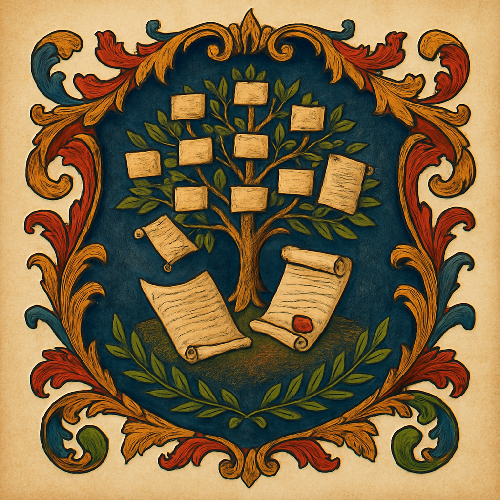 What a Legacy Actually Is — heraldic illustration