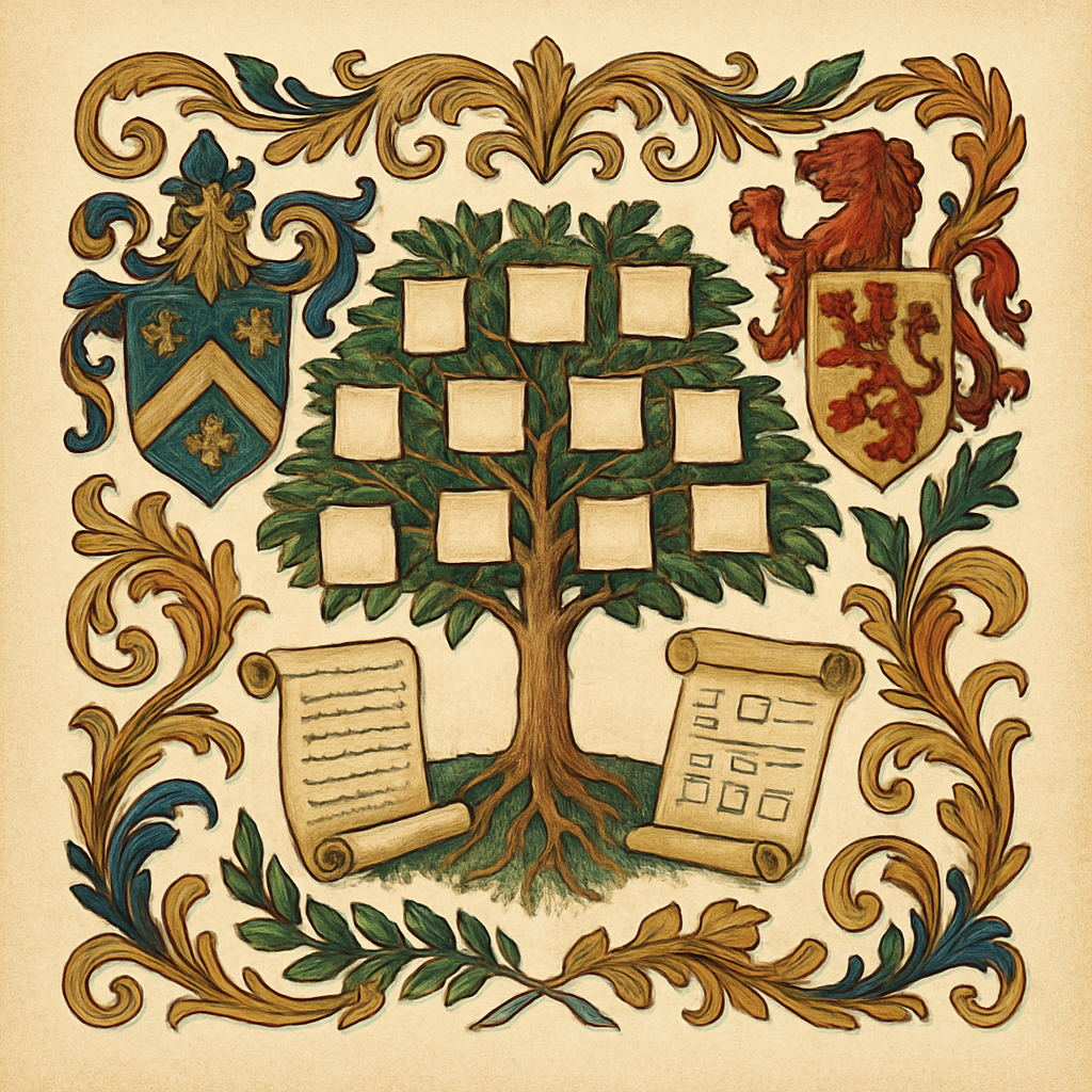 Famous Family Mottos and Their Stories — heraldic illustration