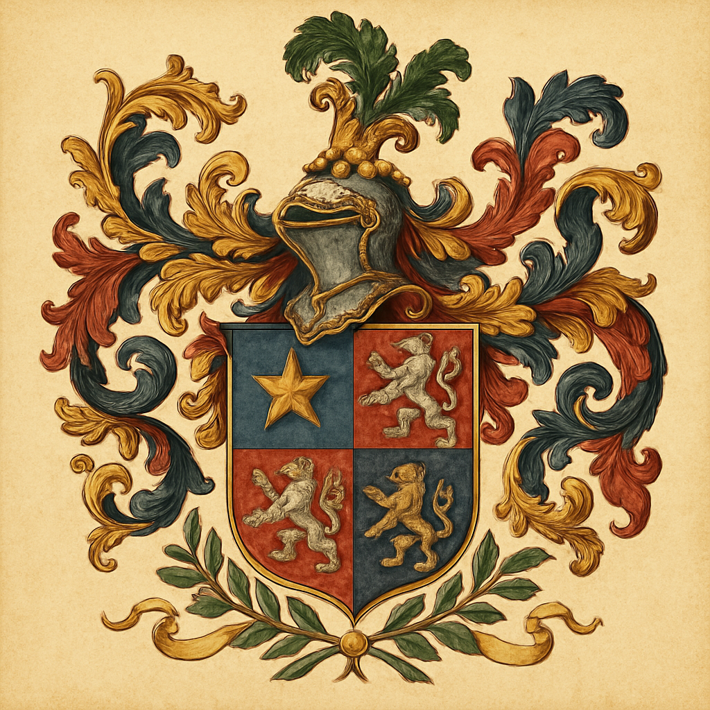 The Coat of Arms — heraldic illustration