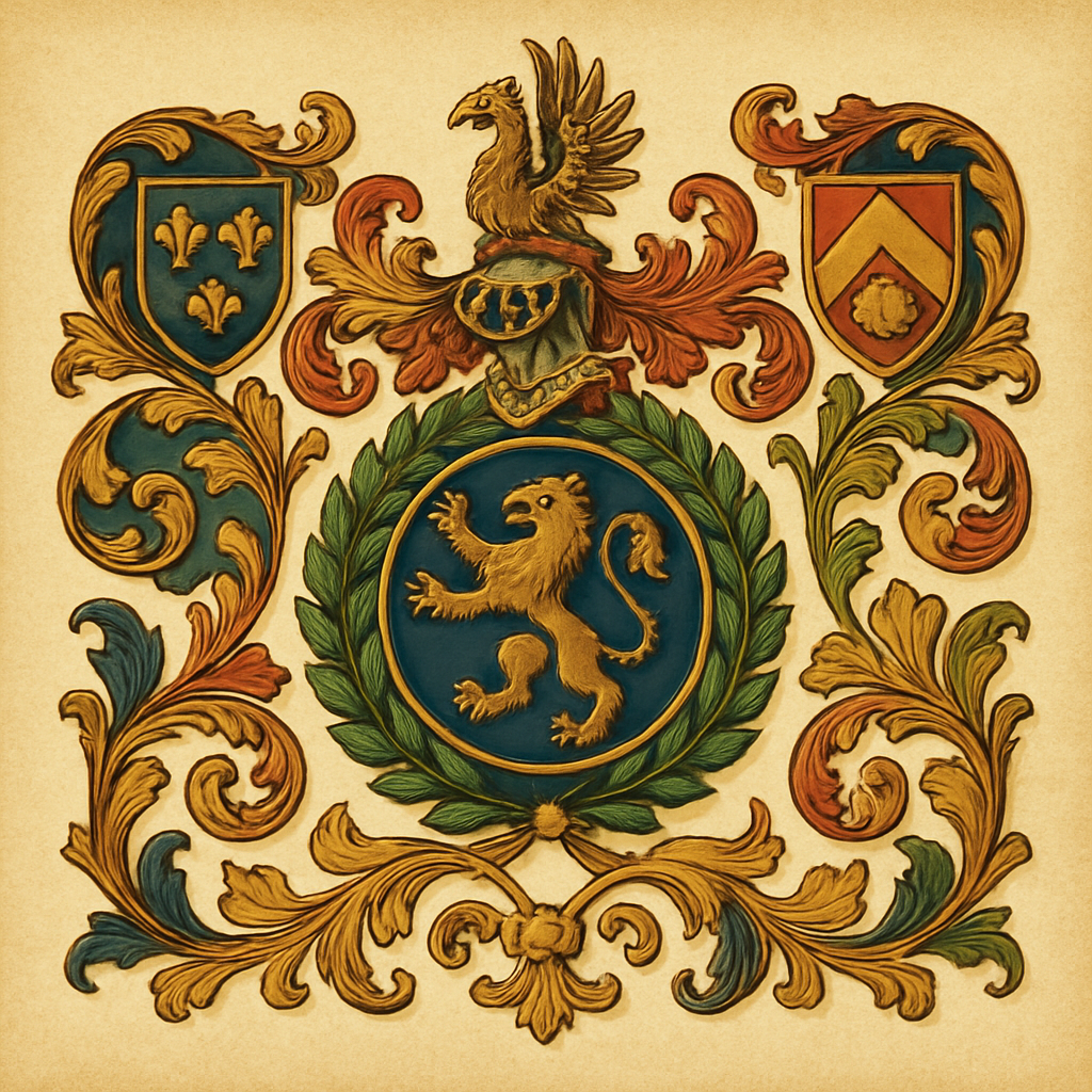 The Clan Badge — heraldic illustration