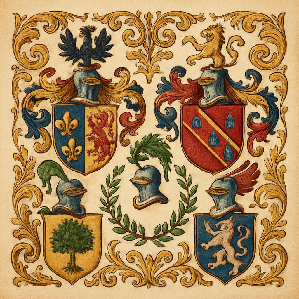 How to Verify: The Sources to Check — heraldic illustration