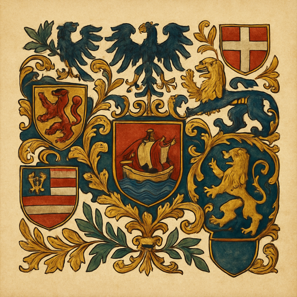 Merchant Republic Heraldry — heraldic illustration