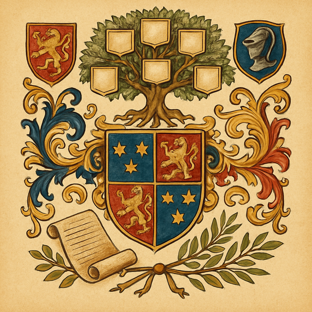 What Heraldry Tells You — heraldic illustration