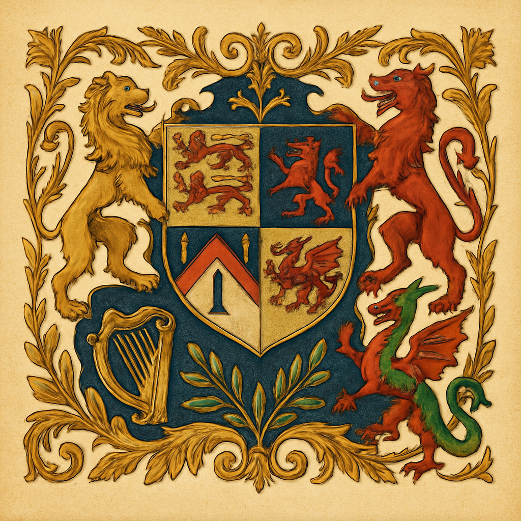 The Origins of Welsh Heraldry — heraldic illustration