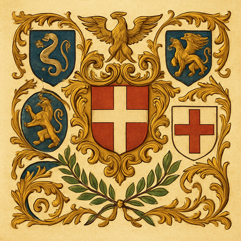 The Origins of Italian Heraldry — heraldic illustration