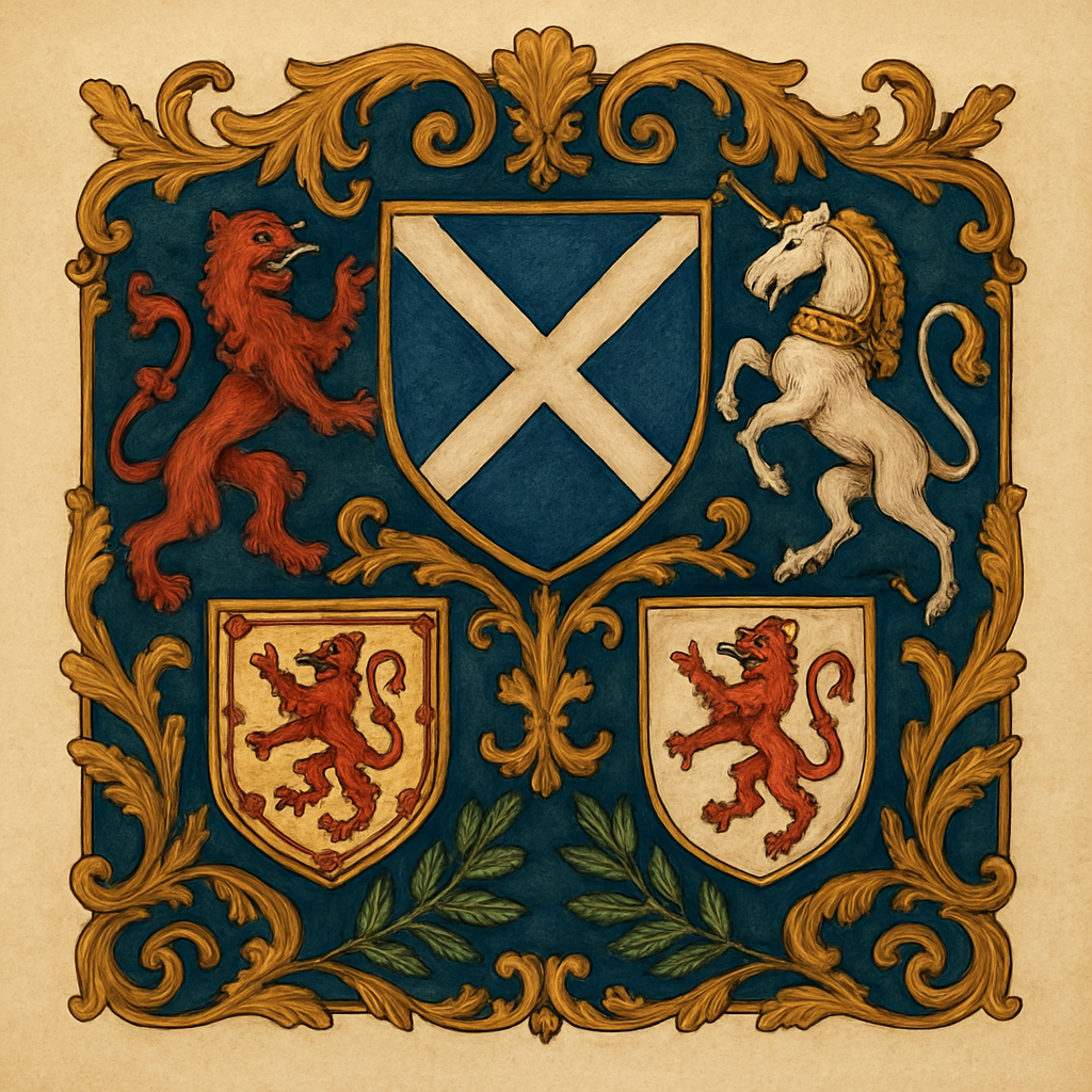 Symbols in Scottish Heraldry — heraldic illustration
