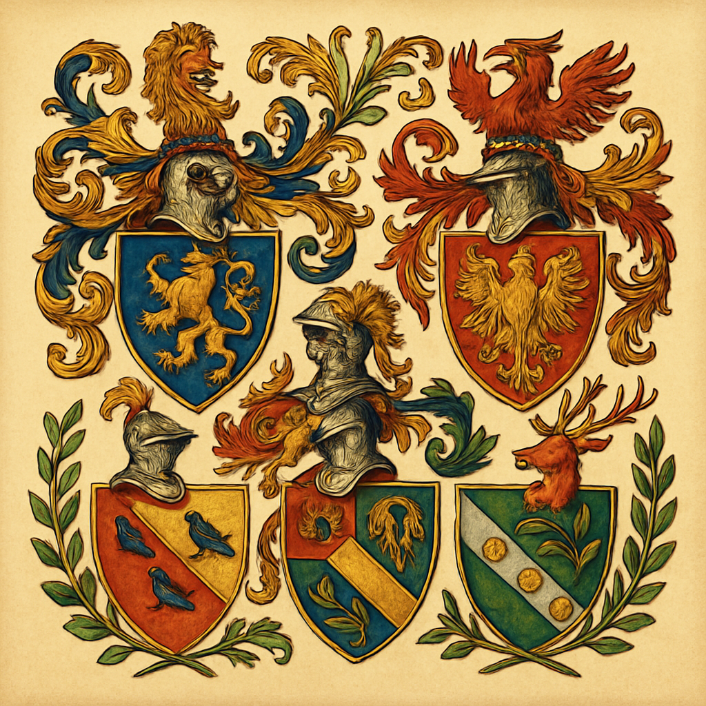 A Quick History — heraldic illustration
